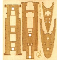 180/3 Палубы из деревянного шпона к модели #180 Проект инженера И. А. Гаврилова