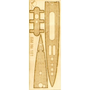 181/3 Палубы из деревянного шпона к модели #181 Vesuvius