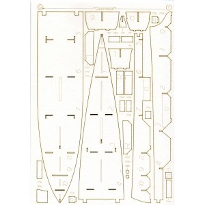 123/2 Лазерна різка до крейсера "Светлана" (№123)
