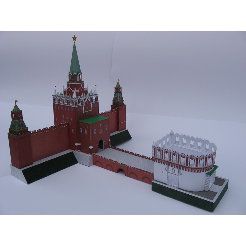 Шаблон кремля для поделки Шаблон кремля для поделки